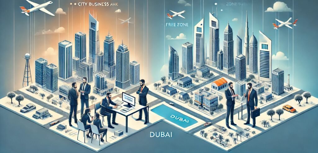 Mainland and Free Zone company setup in Dubai